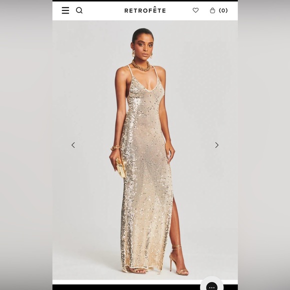 Retrofete Crochet Maxi Dress - Picture 4 of 7